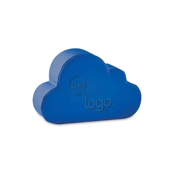 Reclame-antistressbal in de vorm van een wolk: CLOUDY