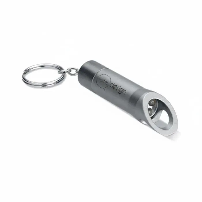 Torcia portachiavi promozionale in Met LITOP