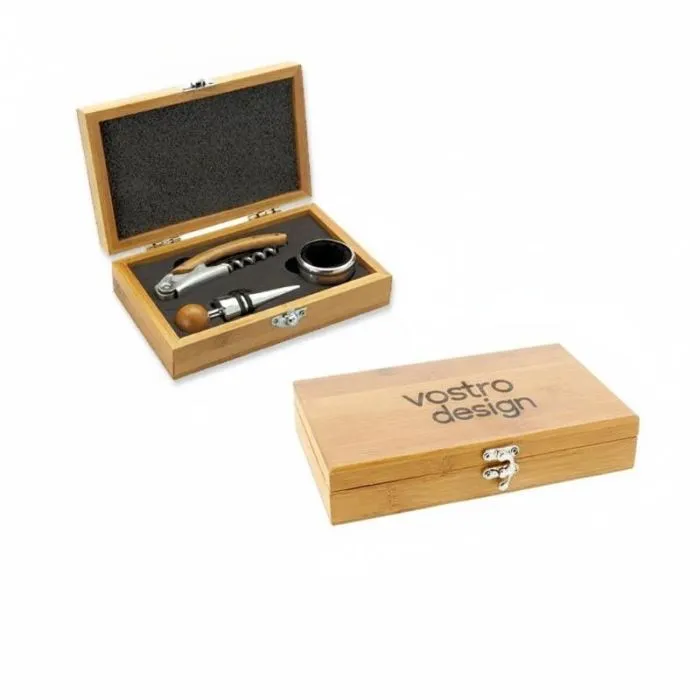 Set da sommelier promozionale in bambù SONOMA