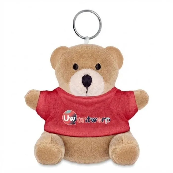 Gepersonaliseerde sleutelhanger met teddybeer NIL
