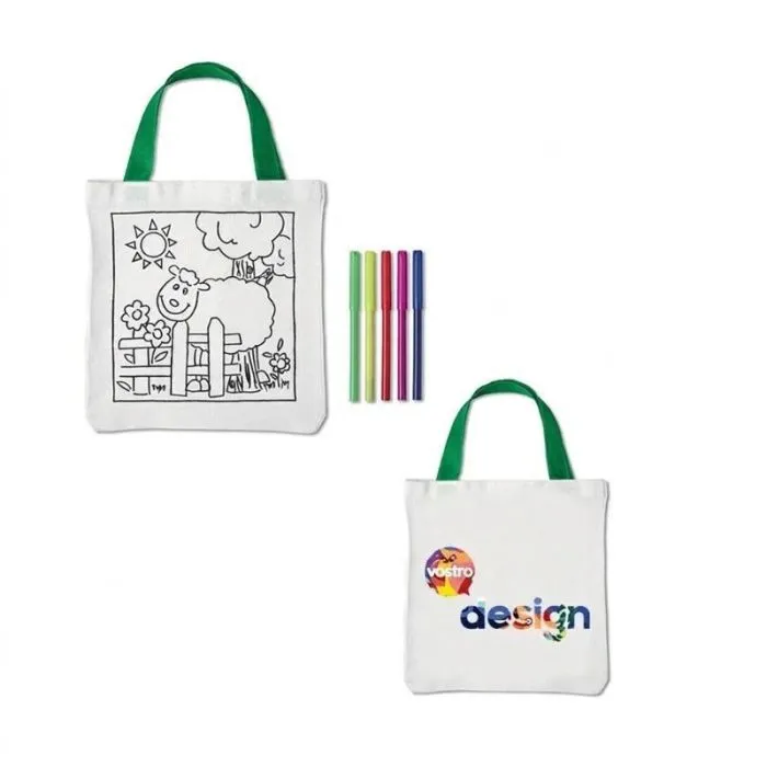 Borsa promozionale in cotone da colorare MATEUSZ