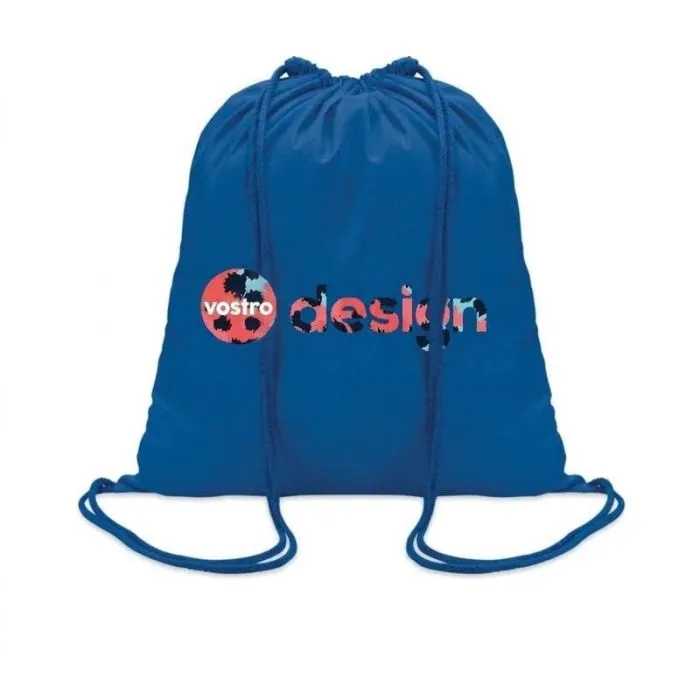 Borsa promozionale in cotone con cordoncino COLORED
