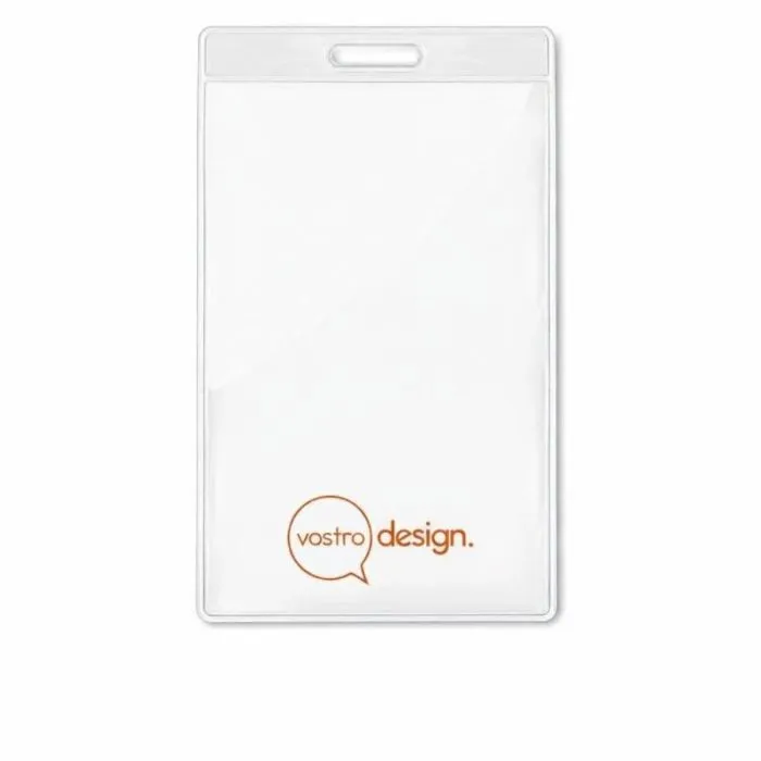 Portabadge personalizzato per cordino 7,5x12,5 cm - BADGO