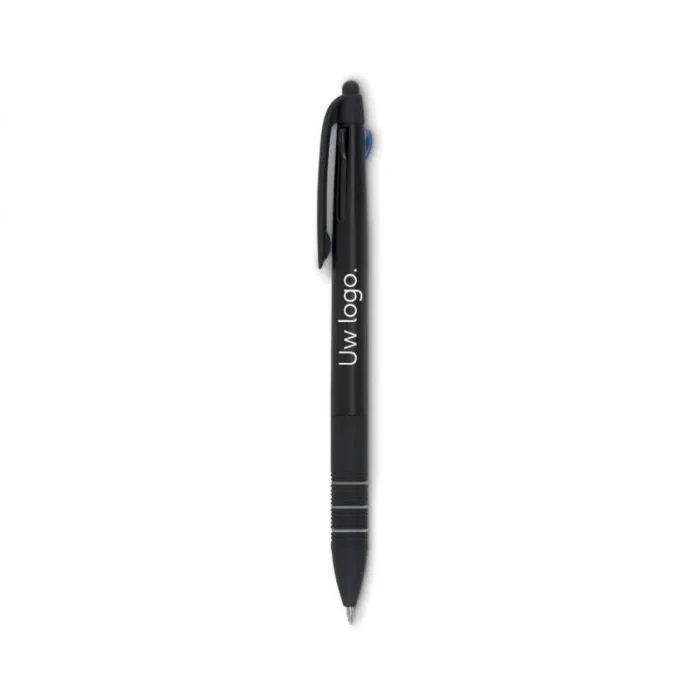Gepersonaliseerde balpen met stylus, 3 kleuren, MULTIPEN