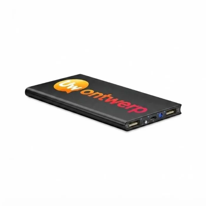 POWERFLAT8, oplaadstation met reclame, 8000 mAh