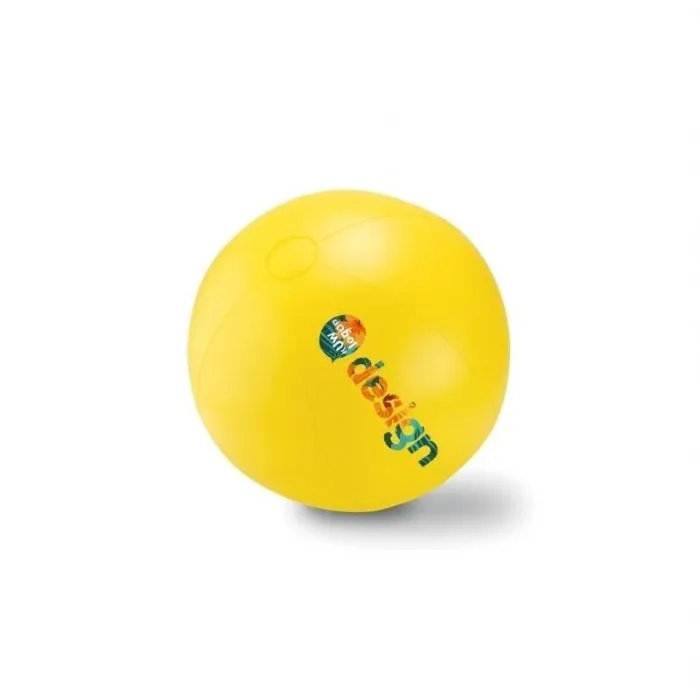 Opblaasbare PVC-strandbal met reclame PLAY