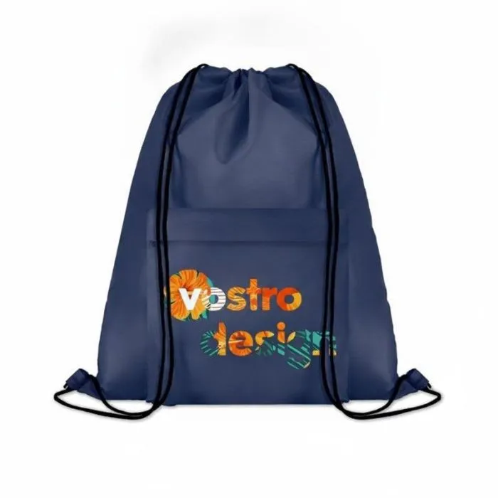 Borsa grande con cordoncino promozionale 210D POCKET SHOOP