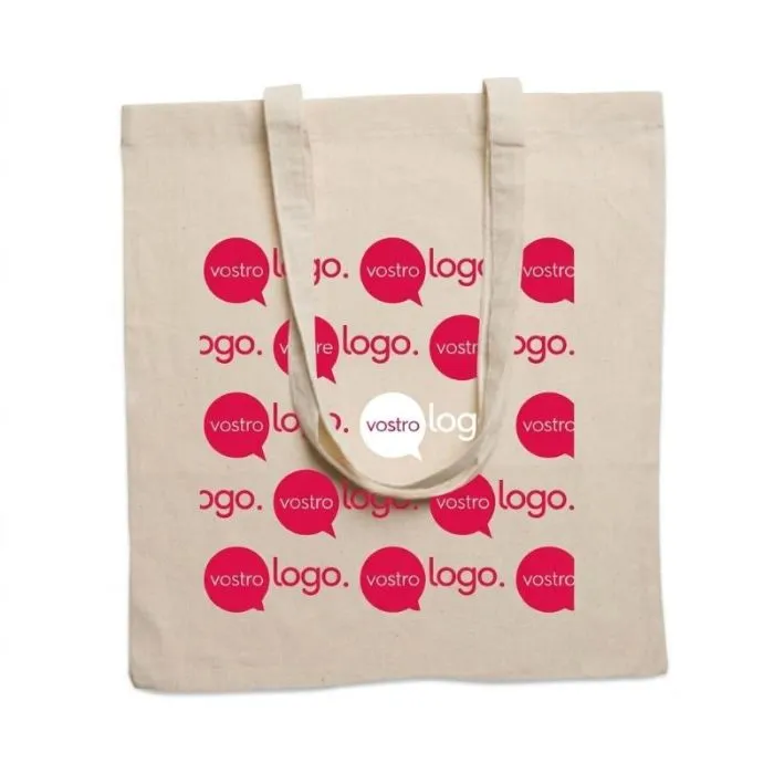 Borsa da spesa personalizzata in cotone 140 g/m² COTTONEL +