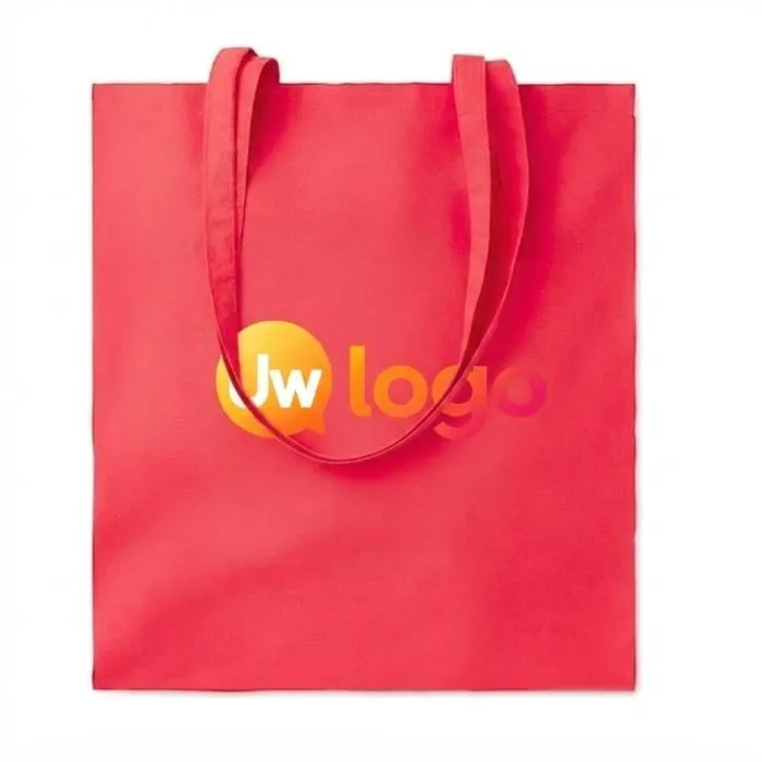 Promotionele boodschappentas van katoen 140 g/m² COTTONEL COLOUR +