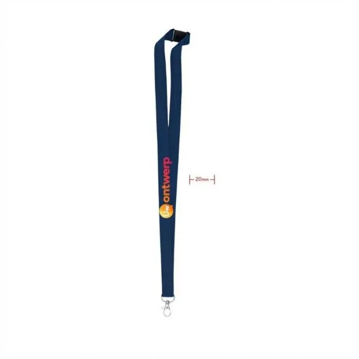 Promotionele lanyard met metalen haakje, 20 mm, PANY