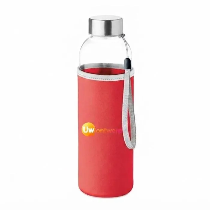 Gepersonaliseerde glazen fles van 500 ml van UTAH GLASS