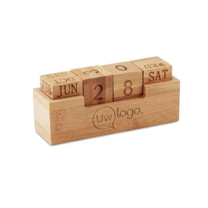 Gepersonaliseerde bamboekalender KARENDA