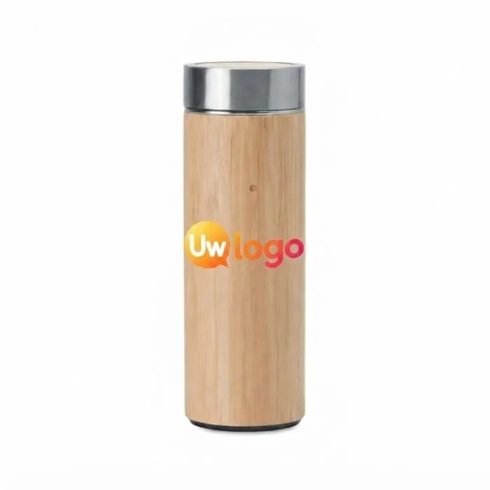 Bambou BATUMI gepersonaliseerde dubbelwandige drinkfles