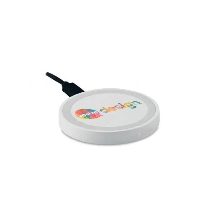 Caricatore wireless personalizzato rotondo WIRELESS PLATO