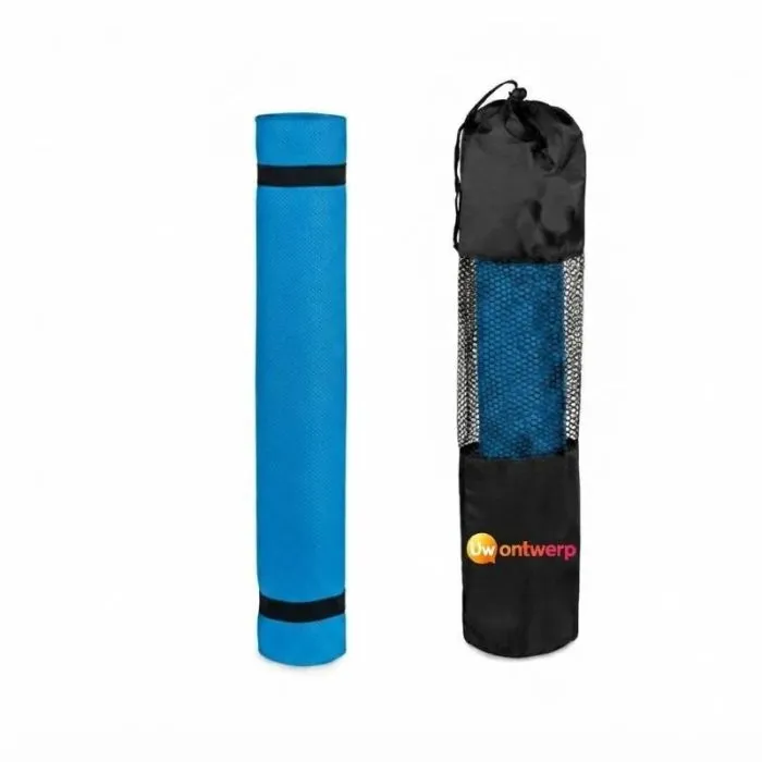 YOGI-yogamat met opbergzakje voor reclamedoeleinden