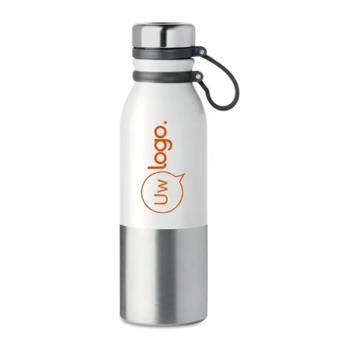 Gepersonaliseerde dubbelwandige drinkfles van 600 ml. ICELAND