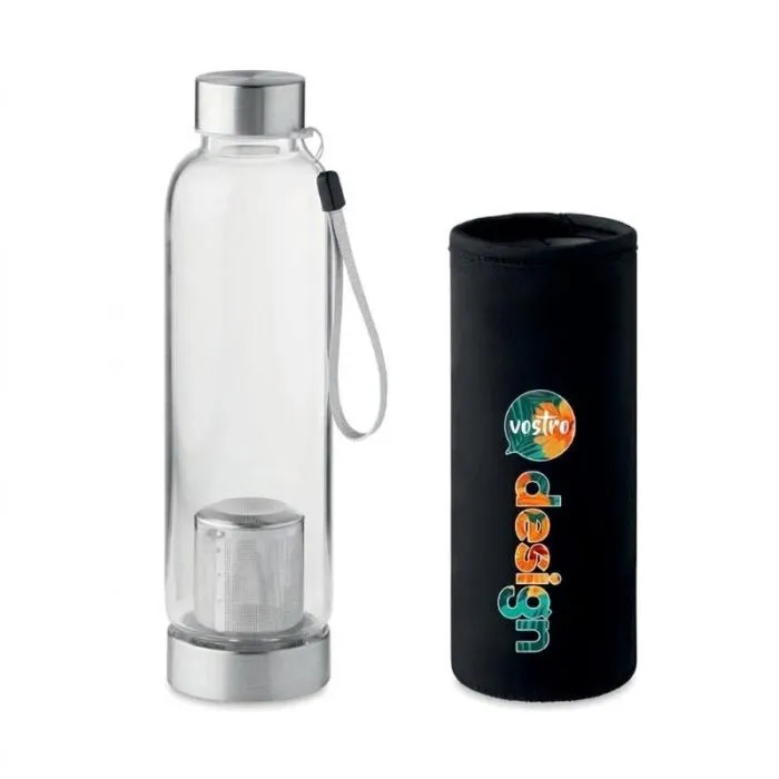 Bottiglia di vetro promozionale da 500 ml - UTAH TEA