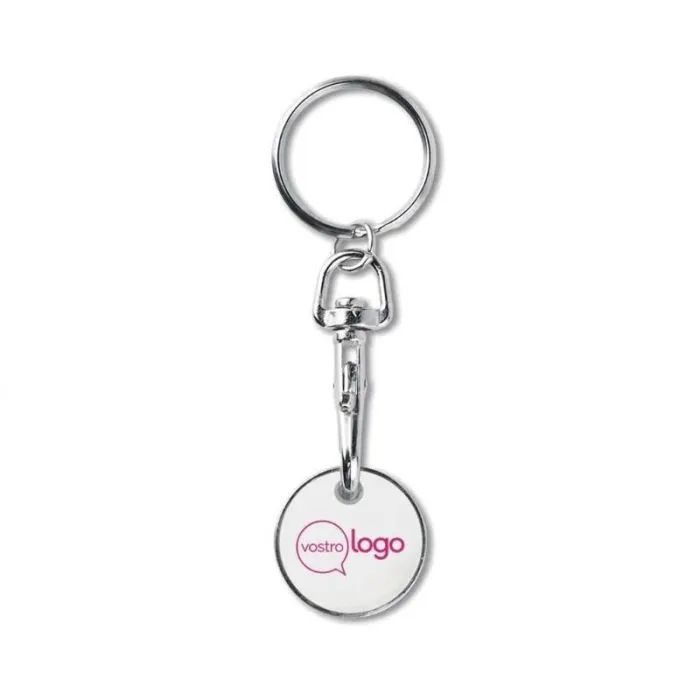 Portachiavi personalizzato (euro) TOKENRING