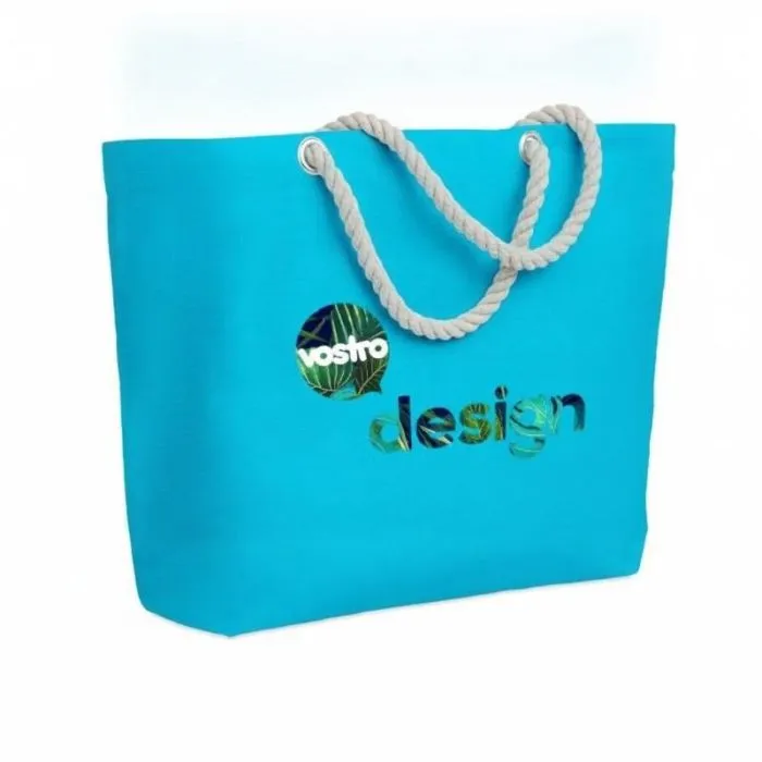 Borsa da spiaggia personalizzata con manici in corda MENORCA