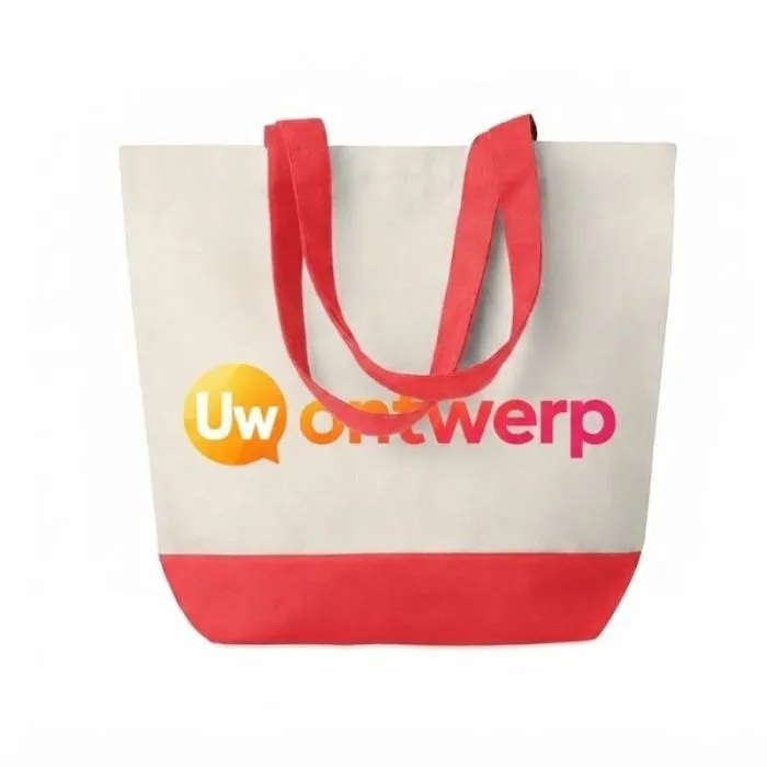 Promotionele strandtas van canvas, 280 g/m², 2 KLEUREN BAG