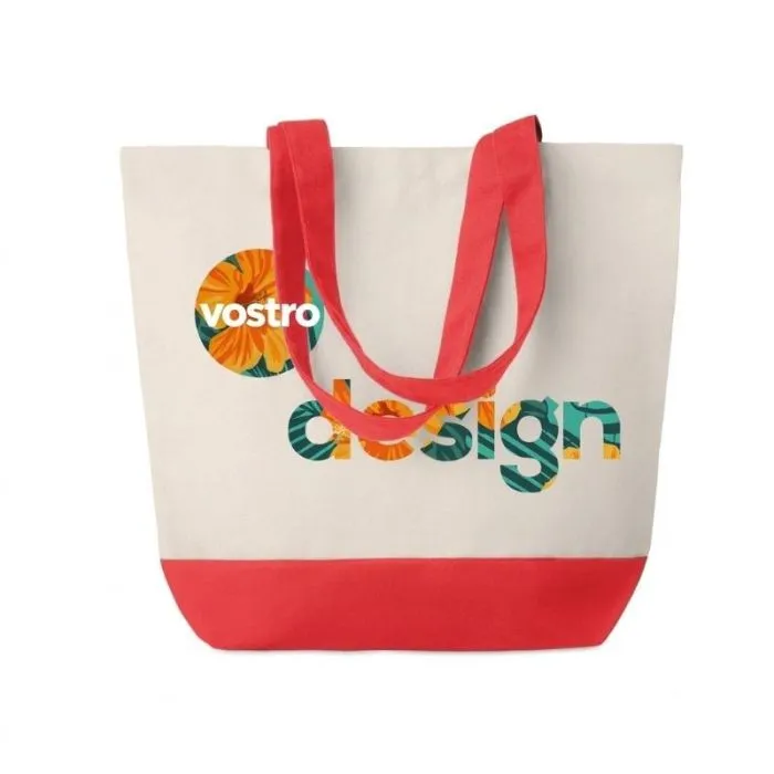 Borsa da spiaggia promozionale in tela da 280 g/2 KLEUREN BAG
