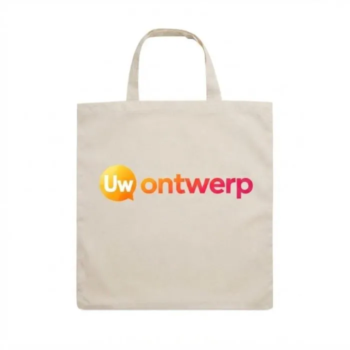 Promotionele katoenen boodschappentas 140 g/m² MARKETA +