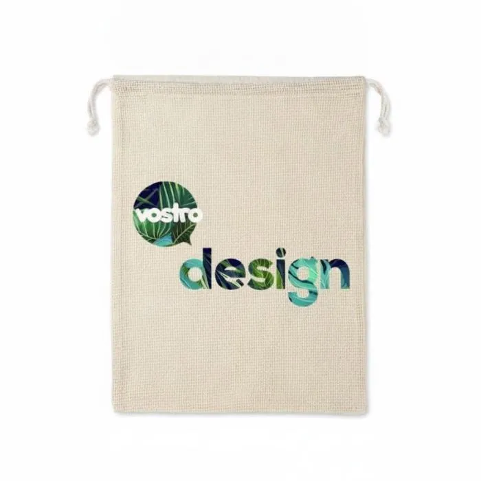 Borsa riutilizzabile a rete pubblicitaria in cotone VEGGIE