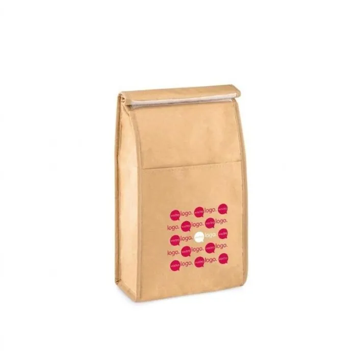 Borsa per il pranzo personalizzata in carta da 3 litri. PAPERLUNCH