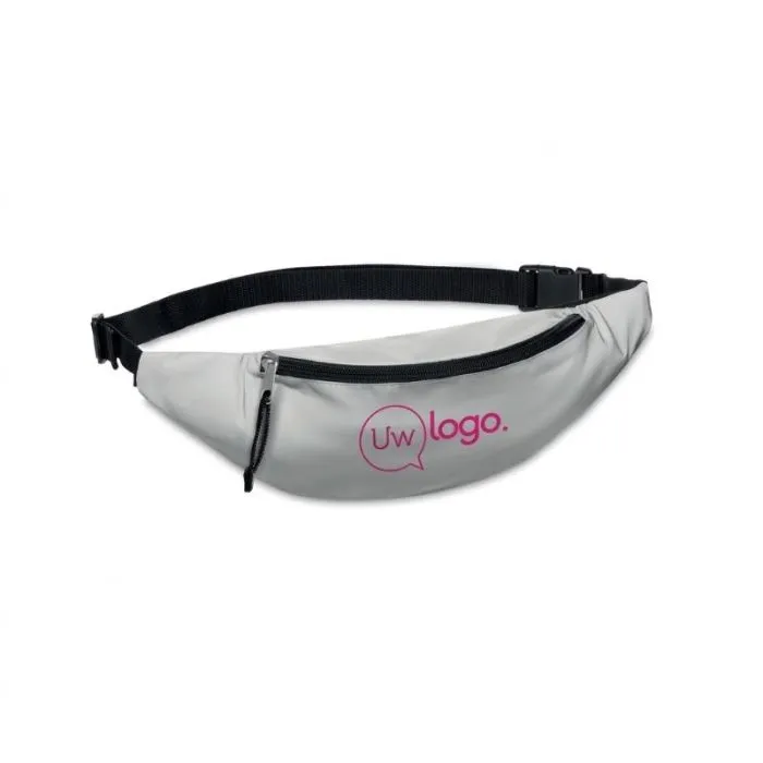 Gepersonaliseerde, sterk reflecterende heuptas van VISIWAIST