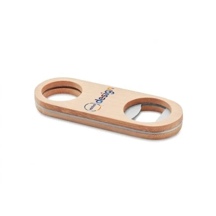 Apribottiglie in bambù personalizzato VALBAMPER