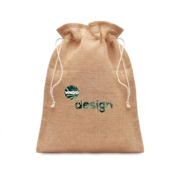 Bustina regalo in juta JUTE SMALL personalizzata