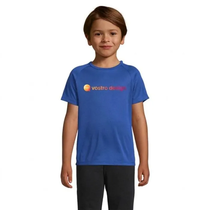 Maglietta per bambini in poliestere traspirante da 140 g/m²  -SPORTY KIDS