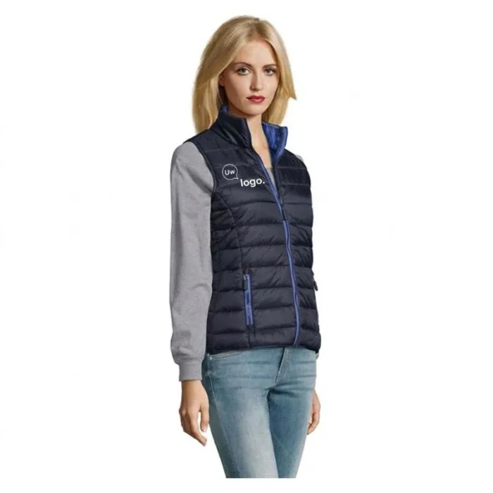 Mouwloze dames-promotie-donsjas van 100% polyamide - WAVE WOMEN