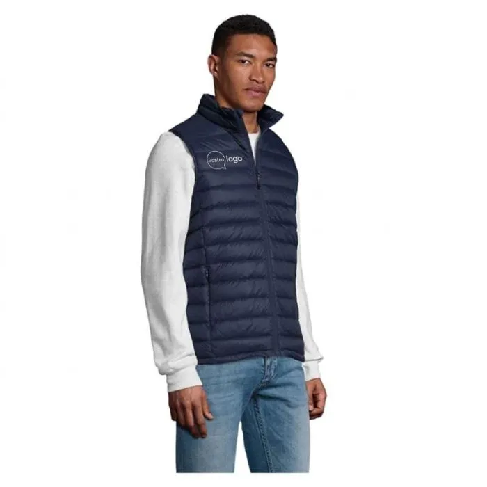 Piumino senza maniche da uomo personalizzato Sol's Wilson ultraleggero - WILSON BW MEN