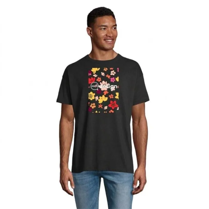 Maglietta oversize da uomo personalizzata SOL'S BOXY MEN in cotone biologico