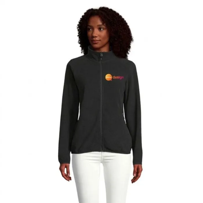 Giacca da donna in micropile con cerniera personalizzata, in poliestere 280 g - FACTOR WOMEN