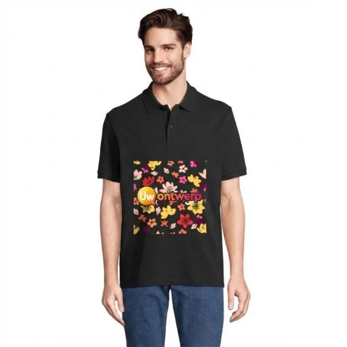 Gepersonaliseerde unisex-polo van SOL'S van biologisch katoen 210 g - PEGASE