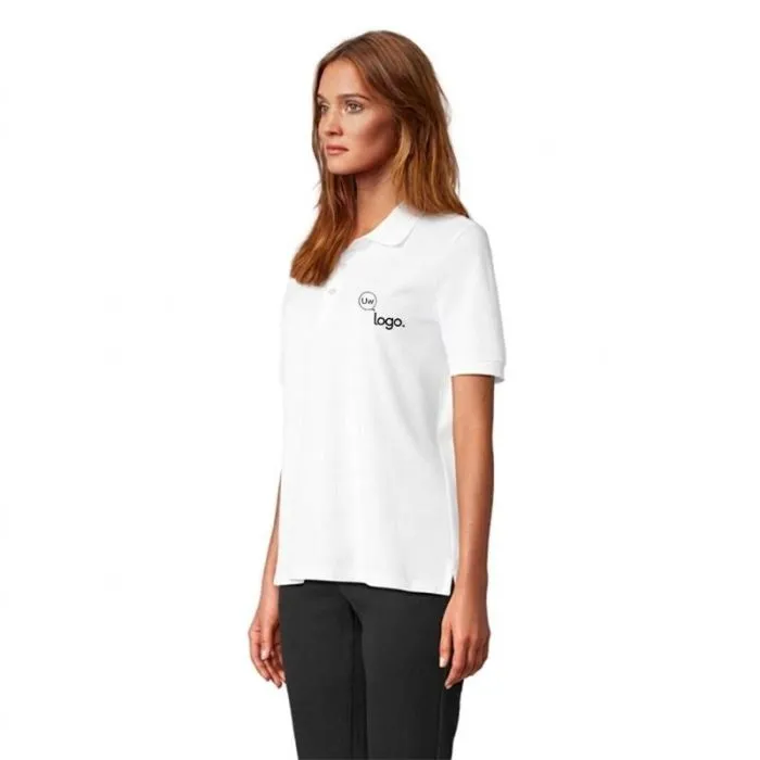Personaliseerbare damespolo van gekamd katoen - PACIFIC WOMEN