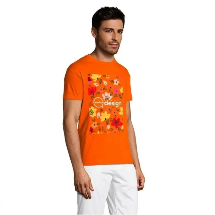 Maglietta unisex a maniche corte con collo rotondo, 100% jersey di cotone, personalizzata - Titan