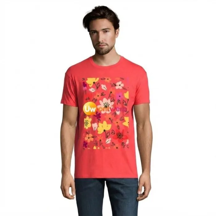 Gepersonaliseerd T-shirt met ronde hals voor heren, 190 g - IMPERIAL