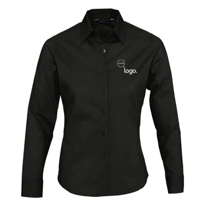 Camicia da donna personalizzata in cotone elasticizzato - EDEN