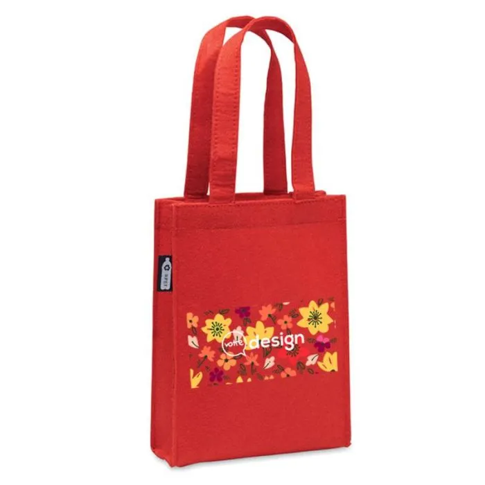 Petit sac cadeau feutre RPET publicitaire -FELTOTE