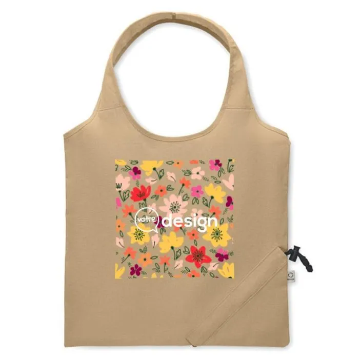 Sac Shopping pliable 140 gr/m² personnalisable -CARRIE COLOUR