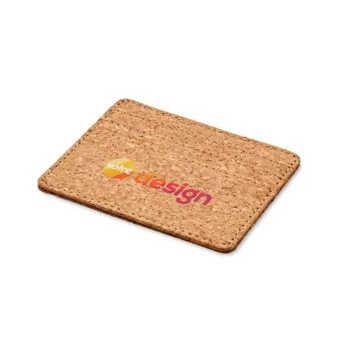 Porte-cartes personnalisable en liège avec compartiment RFID - WALLK