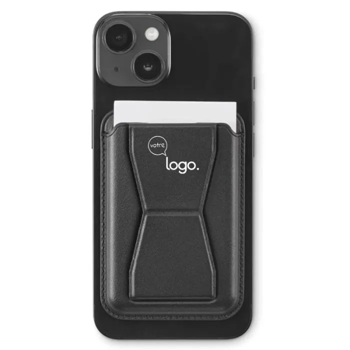 Porte-cartes magnétique personnalisable en PU – LEAMAG