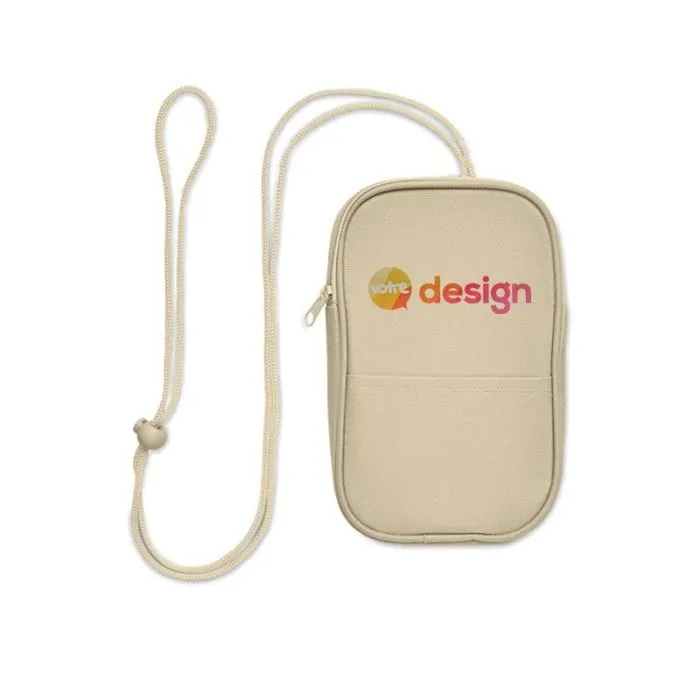 Pochette de voyage personnalisable en RPET - KOROVIN POUCH