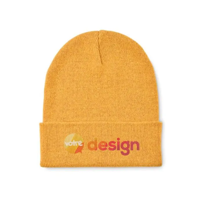 Bonnet tricoté personnalisable avec revers - BEANIX