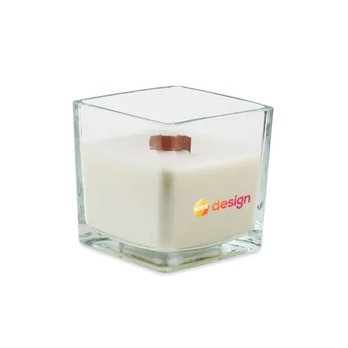 Grande bougie parfumée personnalisable  - senteur vanille