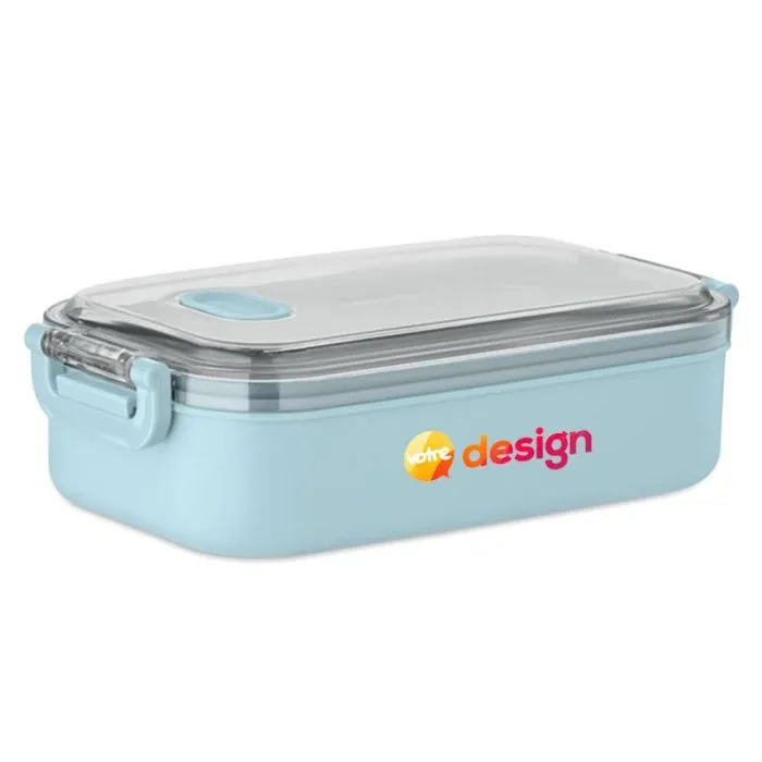 Boîte à lunch PP et inox étanche personnalisable 750 ml- HOAGIE
