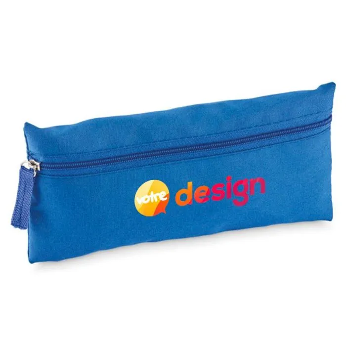 Trousse à crayons personnalisable en polyester RPET 300D – STUDY